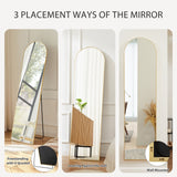 56x15 Rectangle Full Length Mirror, Full Body Standing Mirror Floor Mirrors
