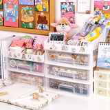 Storage Box Student Dormitory Desk Miscellaneous Desk Stationery Multi-Layer Shelf