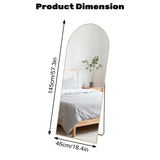 Rectangle Full Length Mirror, Full Body Standing Mirror Floor Mirrors