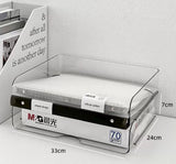 Desktop Storage Box Transparent Acrylic Desk Storage Rack
