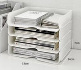 Desktop Storage Box Transparent Acrylic Desk Storage Rack